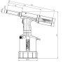 Gesipa Blindniet-Setzgerät TAURUS 4 für Schliessringbolzen 6,4 mm Magna-Grip®