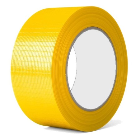 PE Fabric Tape SuperDuct all Weather Yellow 50mm (24'er pack)