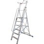 Krause Stabilo® Professional Aluminium Stufen-Stehleiter Arbeitshöhe (Max.): 3.4 M Silber 20 Kg