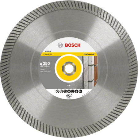Bosch Diamanttrennscheiben Best for Universal Turbo Segm. 12 mm