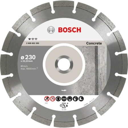 Bosch Diamanttrennscheiben Standard for Concrete Segm. 10 mm