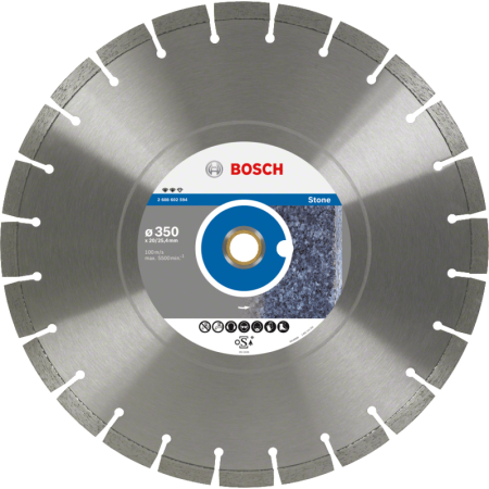 Bosch Diamanttrennscheiben Standard for Stone Segm. 10 mm