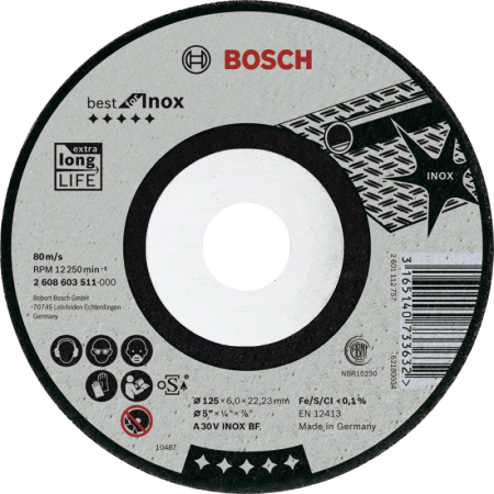 Bosch Schruppscheibe Best for Inox